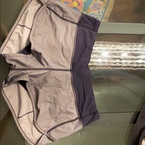 Lululemon size 0 running shorts.